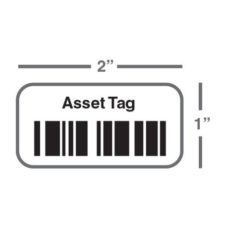 WASP TECHNOLOGIES Pre-Printed Polyester Asset Tag 2.X 1 (1100-2100) 633808403539